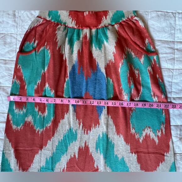Peruvian Connection Abstract Multicolored Tashkent Maxi Skirt - Large - Picture 4 of 10